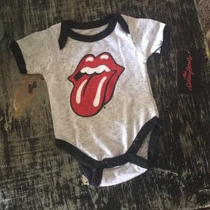 Newborn Rolling Stones Onesie